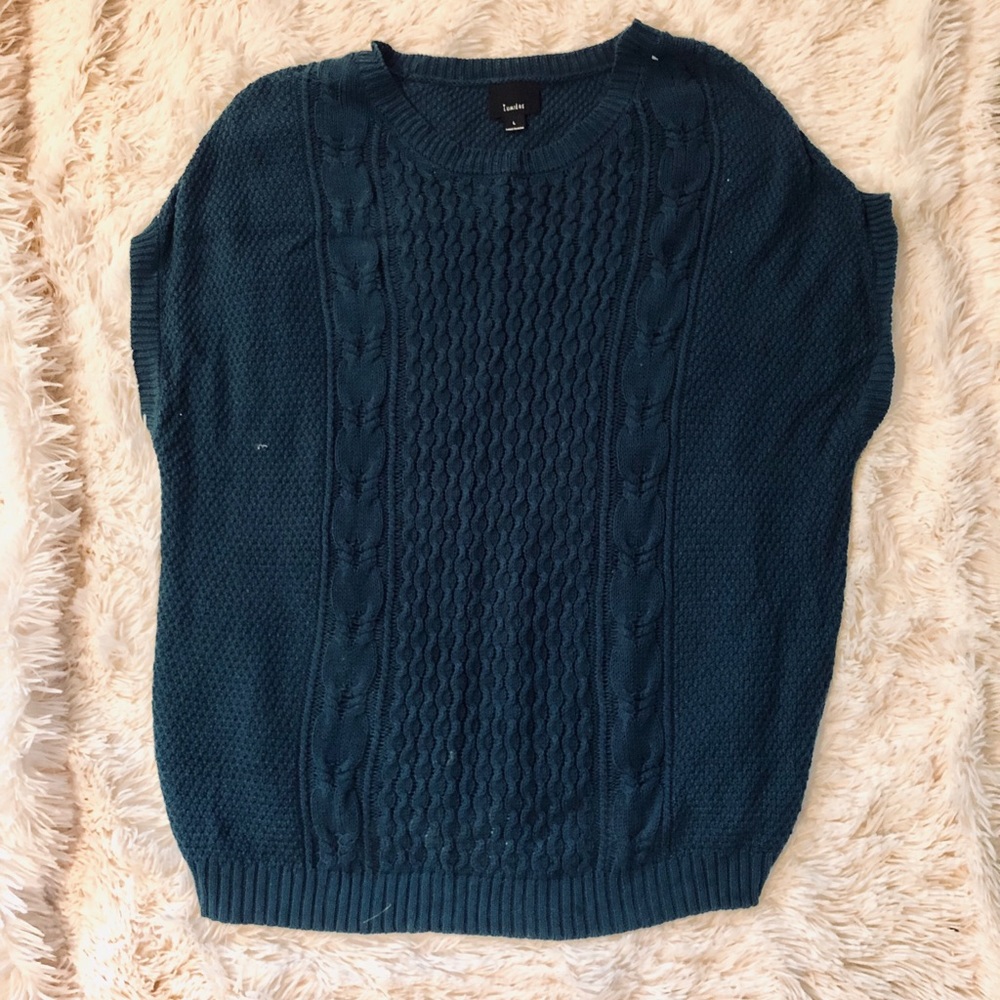 Sleeveless sweater!